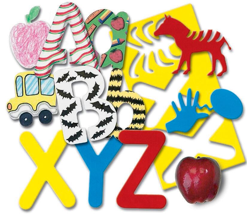 Stencils and Stencil Templates, Item Number 077457